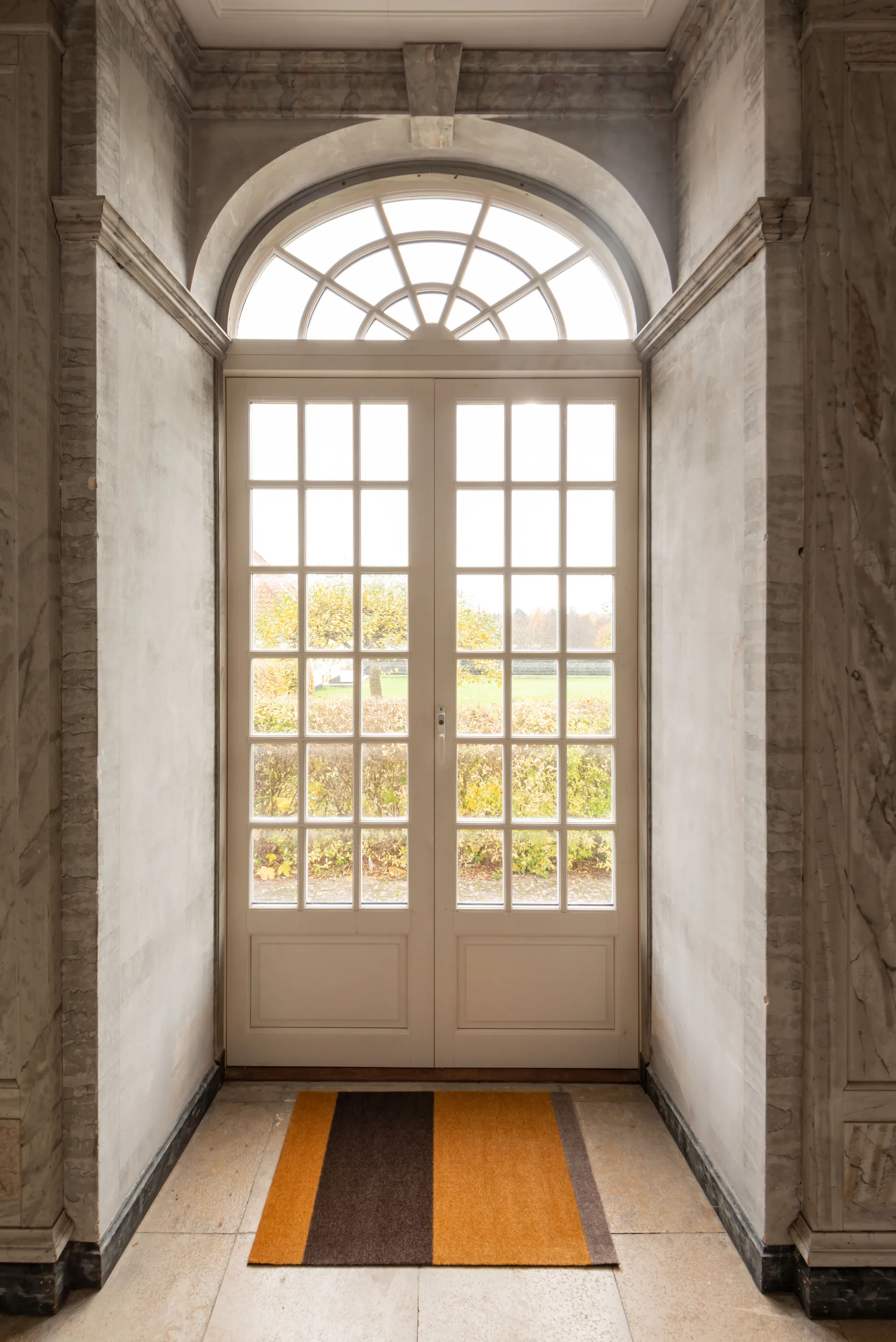 Stripes dörrmatta horisontell, Dijon-brown-sand, 60x90 cm tica copenhagen