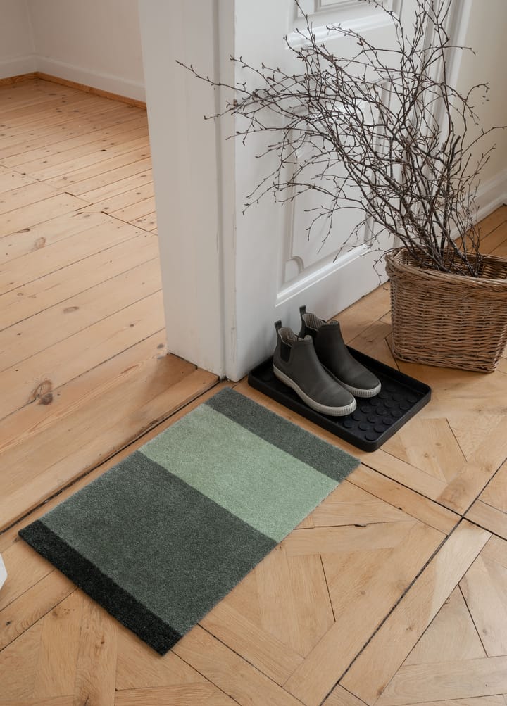 Stripes dörrmatta horisontell, Green, 40x60 cm tica copenhagen