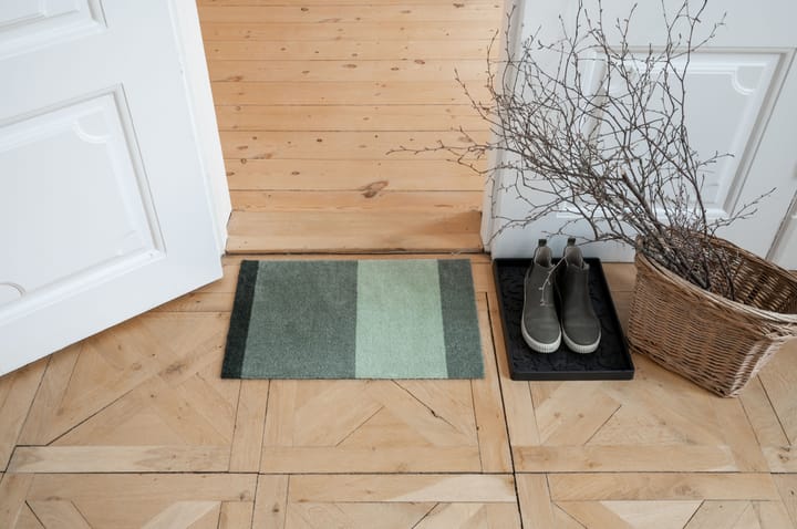 Stripes dörrmatta horisontell, Green, 40x60 cm tica copenhagen