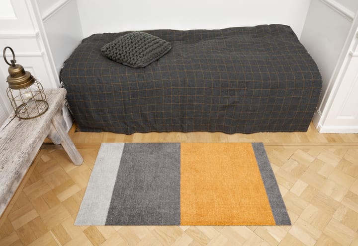Stripes dörrmatta horisontell, Grey-grey-dijon, 60x90 cm tica copenhagen