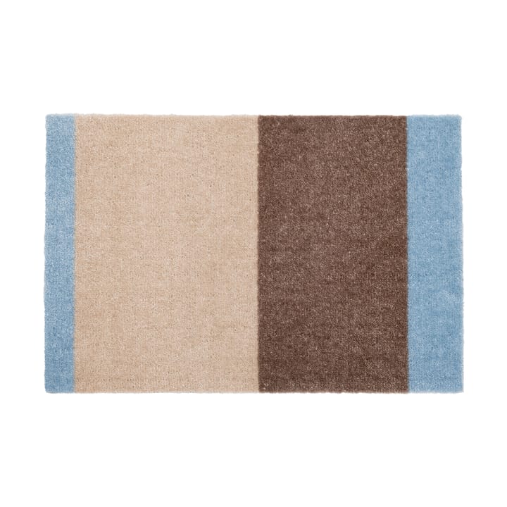 Stripes dörrmatta horisontell - Ivory-sand-blue, 40x60 cm - Tica copenhagen