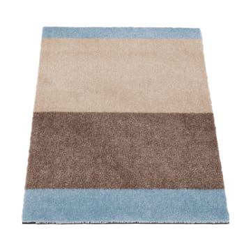 Stripes dörrmatta horisontell - Ivory-sand-blue, 40x60 cm - tica copenhagen