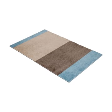 Stripes dörrmatta horisontell - Ivory-sand-blue, 60x90 cm - tica copenhagen