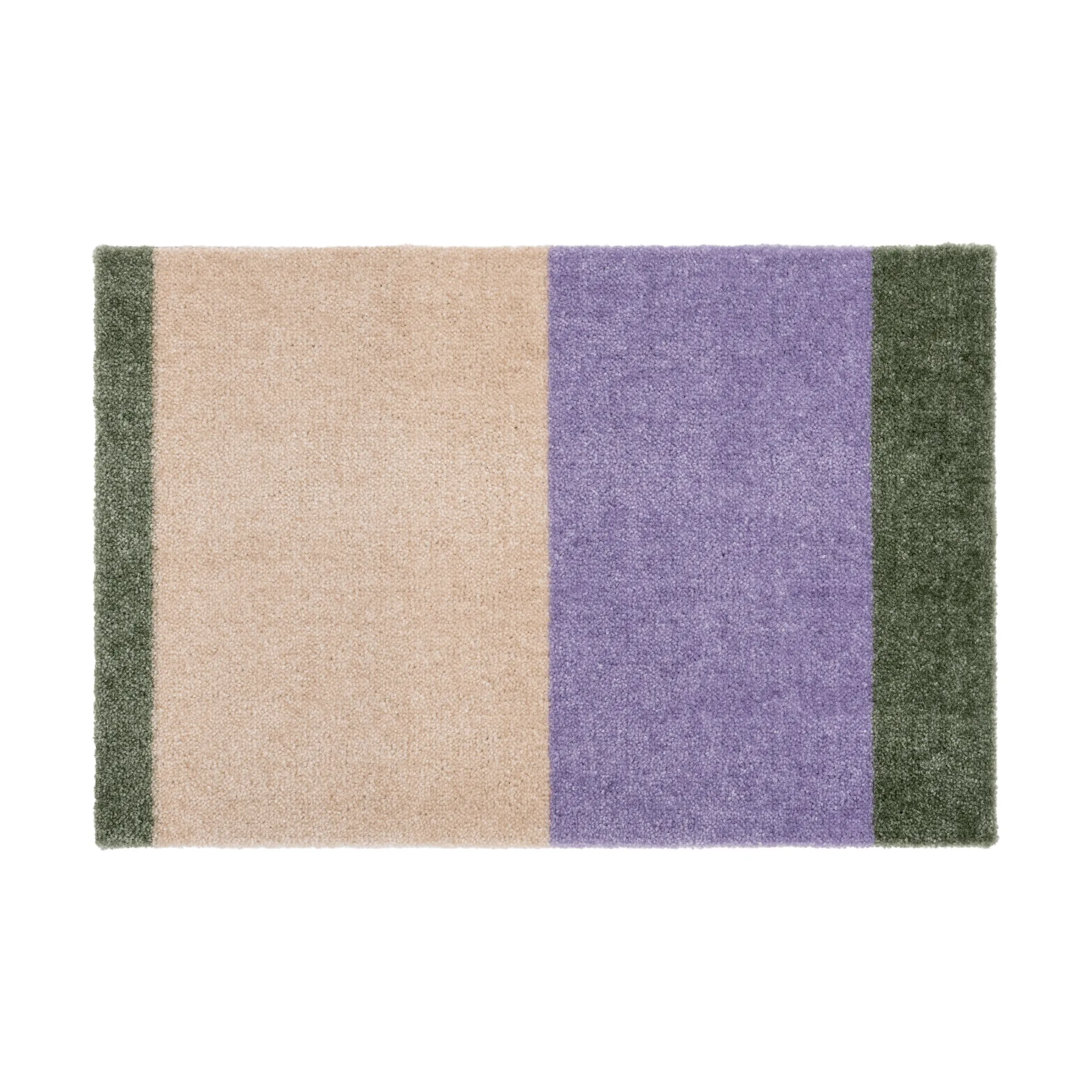 Stripes dörrmatta horisontell, Lilac-ivory-green, 40x60 cm tica copenhagen