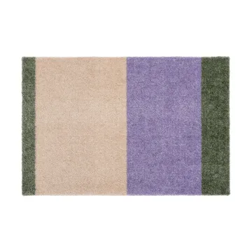 Stripes dörrmatta horisontell - Lilac-ivory-green, 40x60 cm - tica copenhagen