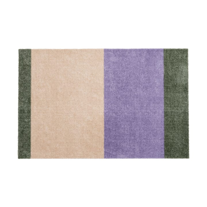 Stripes dörrmatta horisontell - Lilac-ivory-green, 60x90 cm - Tica copenhagen