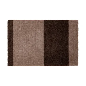 Stripes dörrmatta horisontell - Sand-brown, 40x60 cm - tica copenhagen