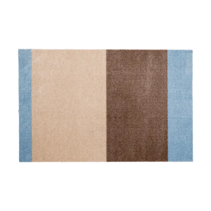 Stripes dörrmatta - Ivory-sand-blue, 60x90 cm - tica copenhagen