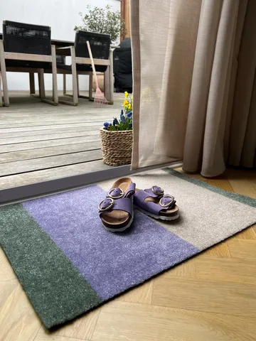 Stripes dörrmatta - Lilac-ivory-green, 40x60 cm - tica copenhagen