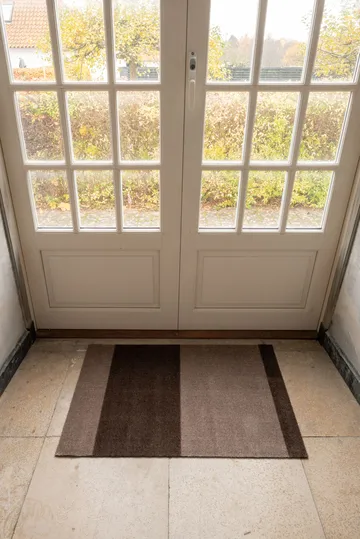 Stripes dörrmatta - Sand-brown, 60x90 cm - tica copenhagen