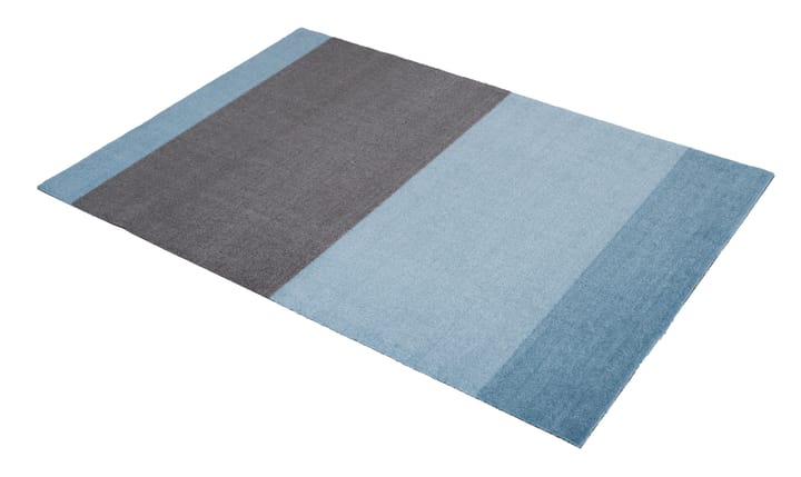 Stripes gångmatta horisontell, Blue-steel grey, 90x130 cm tica copenhagen