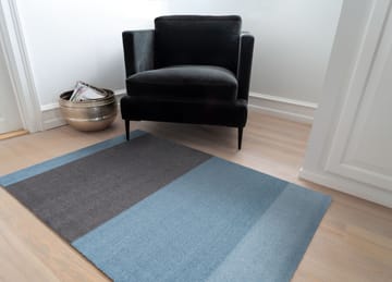 Stripes gångmatta horisontell - Blue-steel grey, 90x130 cm - tica copenhagen