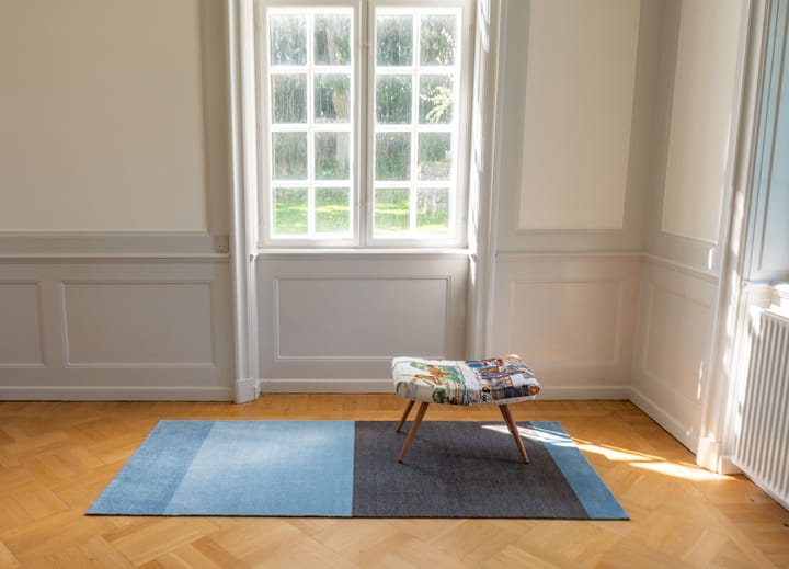 Stripes gångmatta horisontell, Blue-steel grey, 90x200 cm tica copenhagen