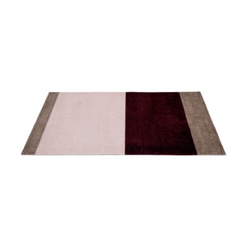 Stripes gångmatta horisontell - Bordeaux-rose-sand, 67x120 cm - tica copenhagen