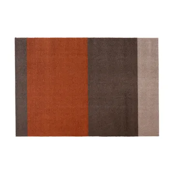 Stripes gångmatta horisontell - Brown-terrakotta 90x130 cm - tica copenhagen