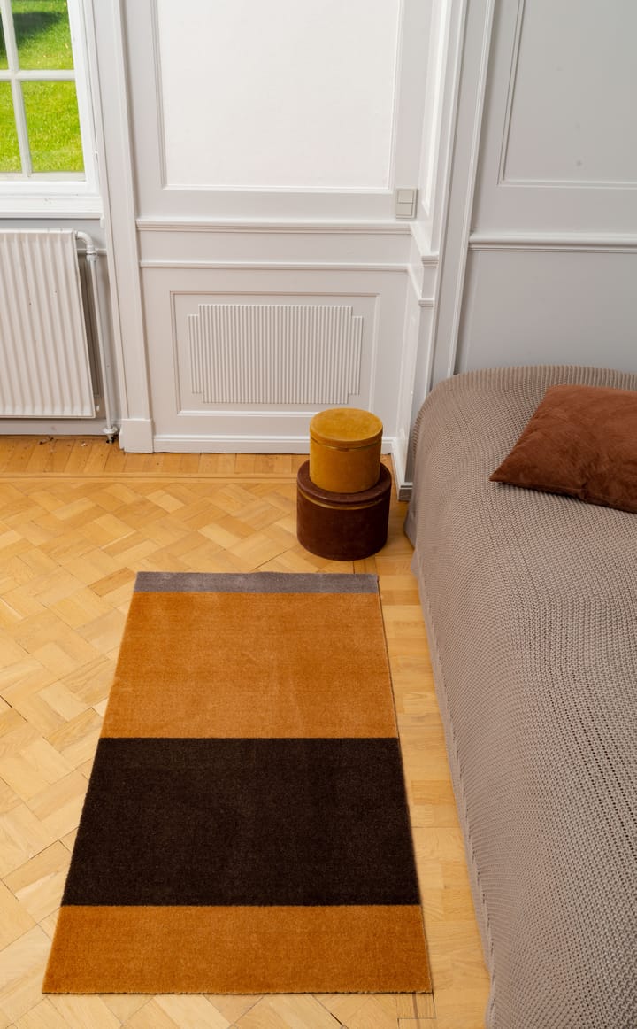 Stripes gångmatta horisontell, Dijon-brown-sand, 67x120 cm tica copenhagen