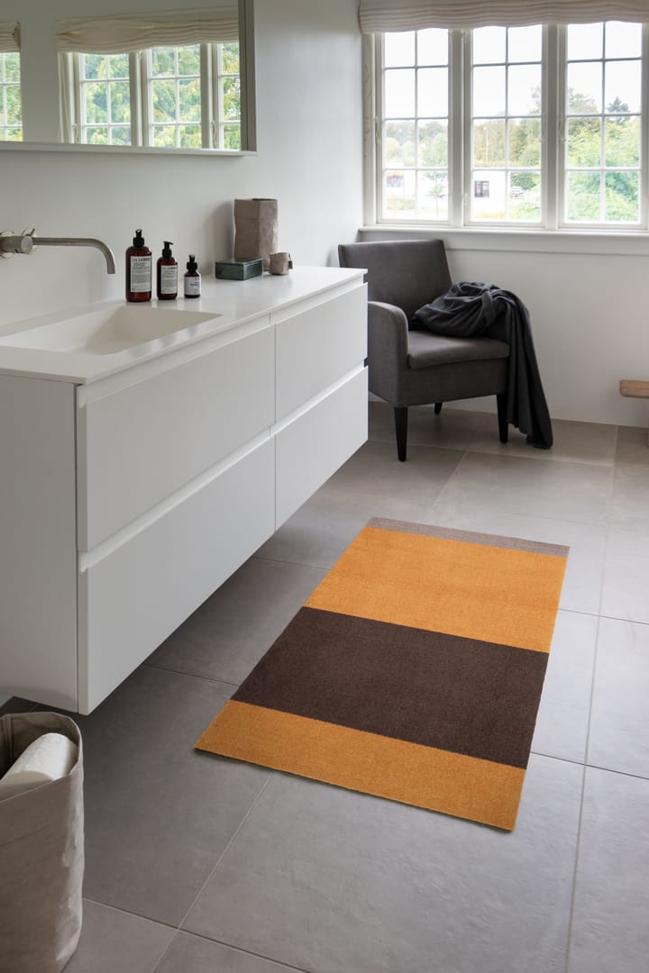 Stripes gångmatta horisontell, Dijon-brown-sand, 67x120 cm tica copenhagen
