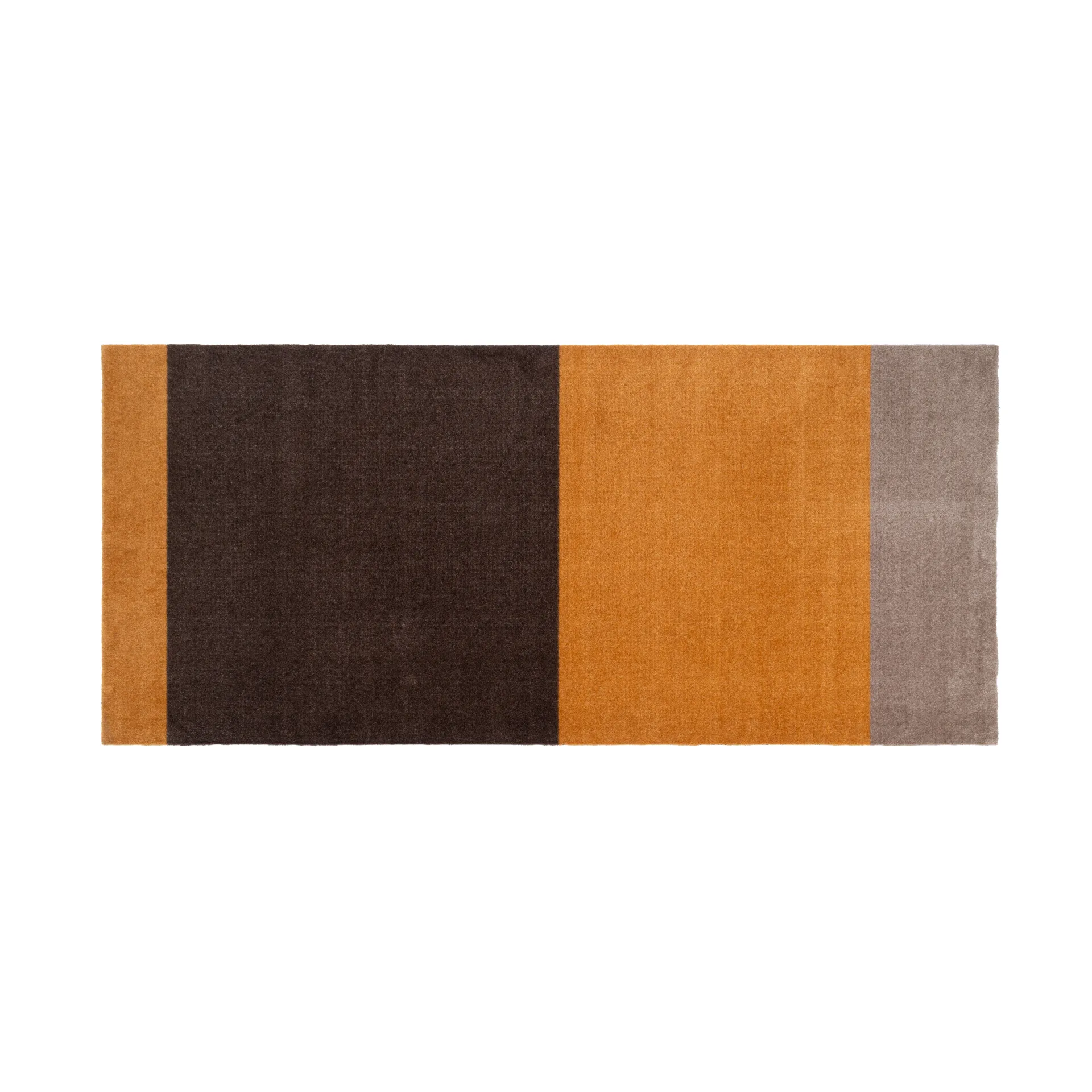 Stripes gångmatta horisontell, Dijon-brown-sand, 90x200 cm tica copenhagen