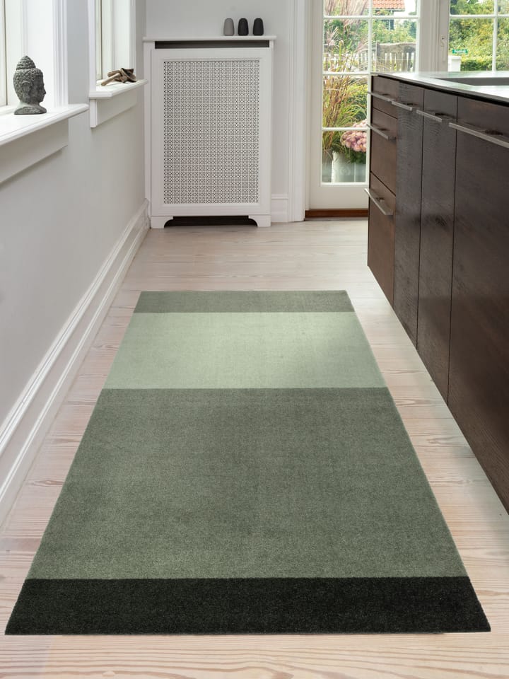 Stripes gångmatta horisontell, Green, 90x200 cm tica copenhagen