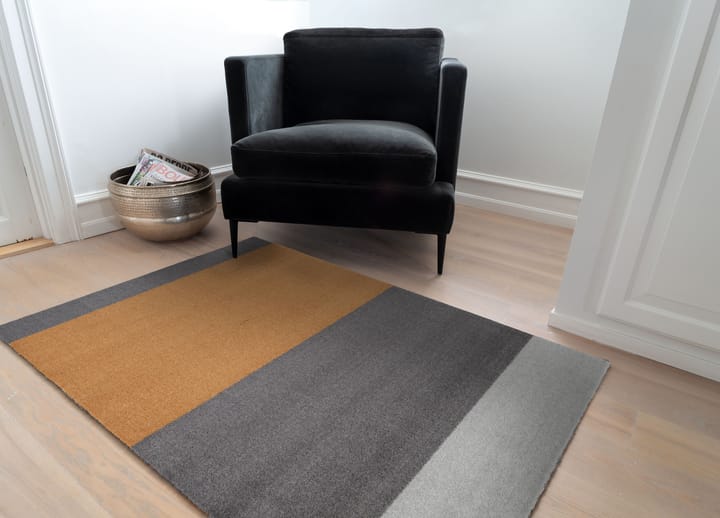 Stripes gångmatta horisontell, Grey-grey-dijon, 90x130 cm tica copenhagen