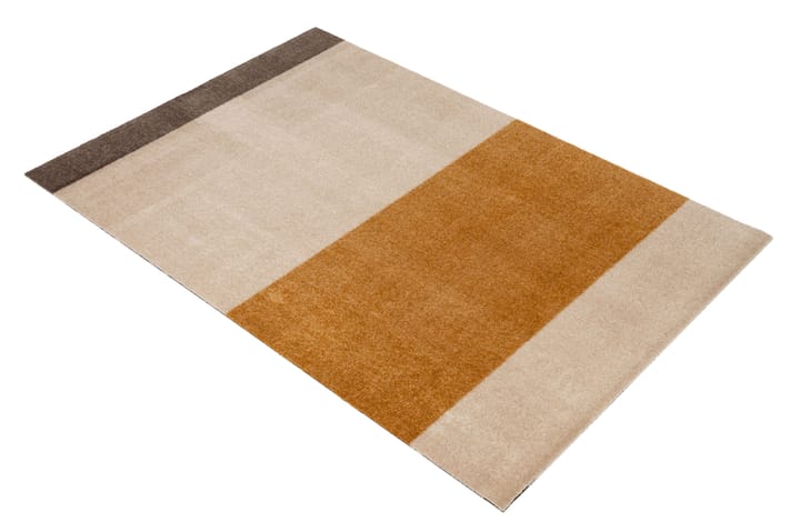 Stripes gångmatta horisontell, Ivory-dijon-brown, 90x130 cm tica copenhagen
