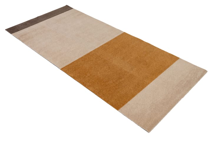 Stripes gångmatta horisontell, Ivory-dijon-brown, 90x200 cm tica copenhagen