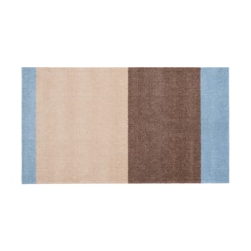 Stripes gångmatta horisontell - Ivory-sand-blue, 67x120 cm - tica copenhagen