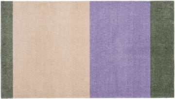 Stripes gångmatta horisontell - Lilac-ivory-green, 67x120 cm - tica copenhagen