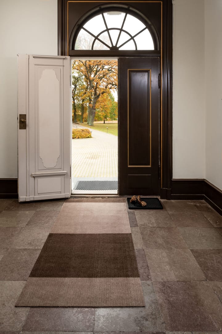Stripes gångmatta horisontell, Sand-brown, 90x200 cm tica copenhagen