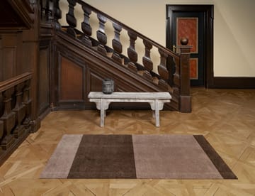 Stripes gångmatta horisontell - Sand-brown, 90x200 cm - tica copenhagen