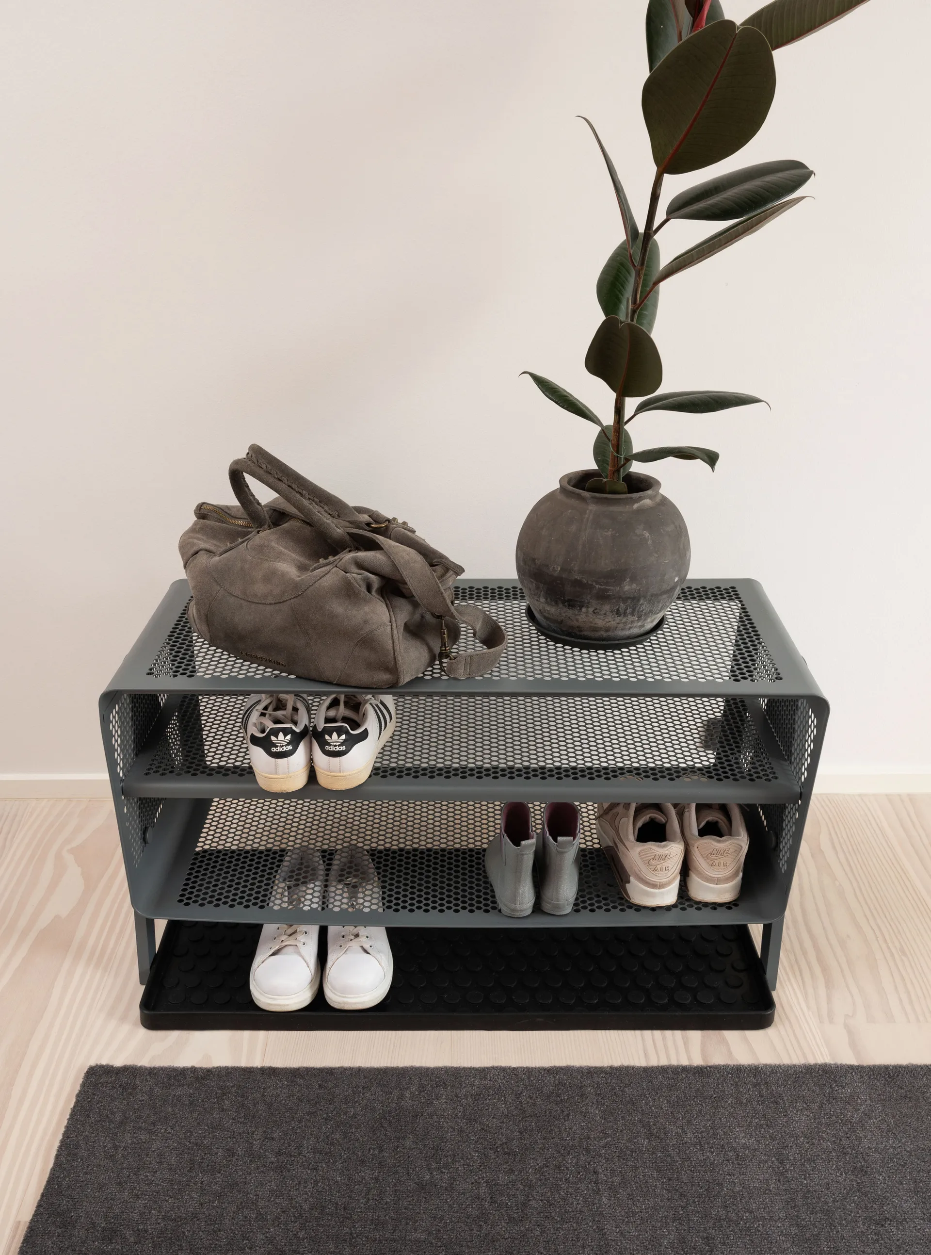 Tica Rack Floor large hylla, Steelgrey tica copenhagen