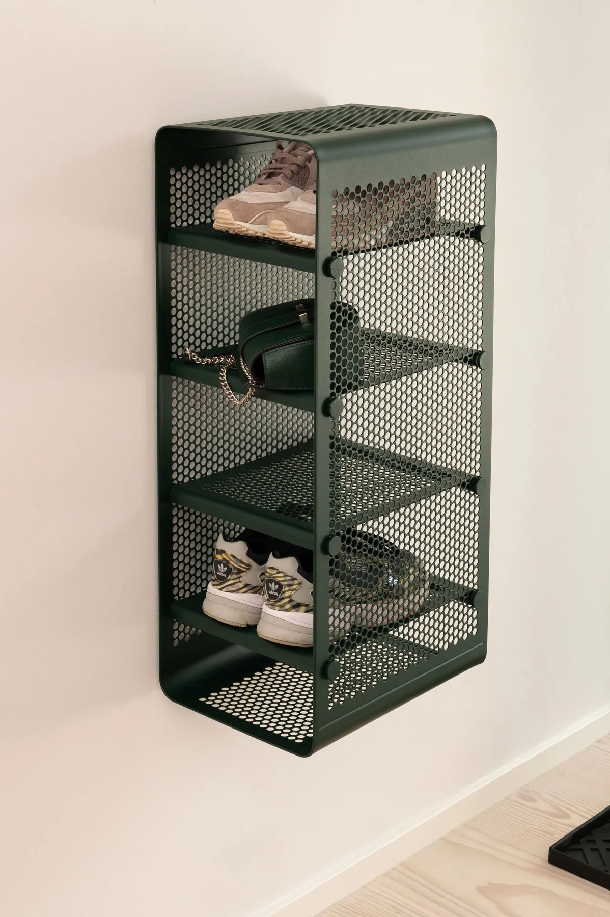 Tica Rack Wall vägghylla, Dark green tica copenhagen