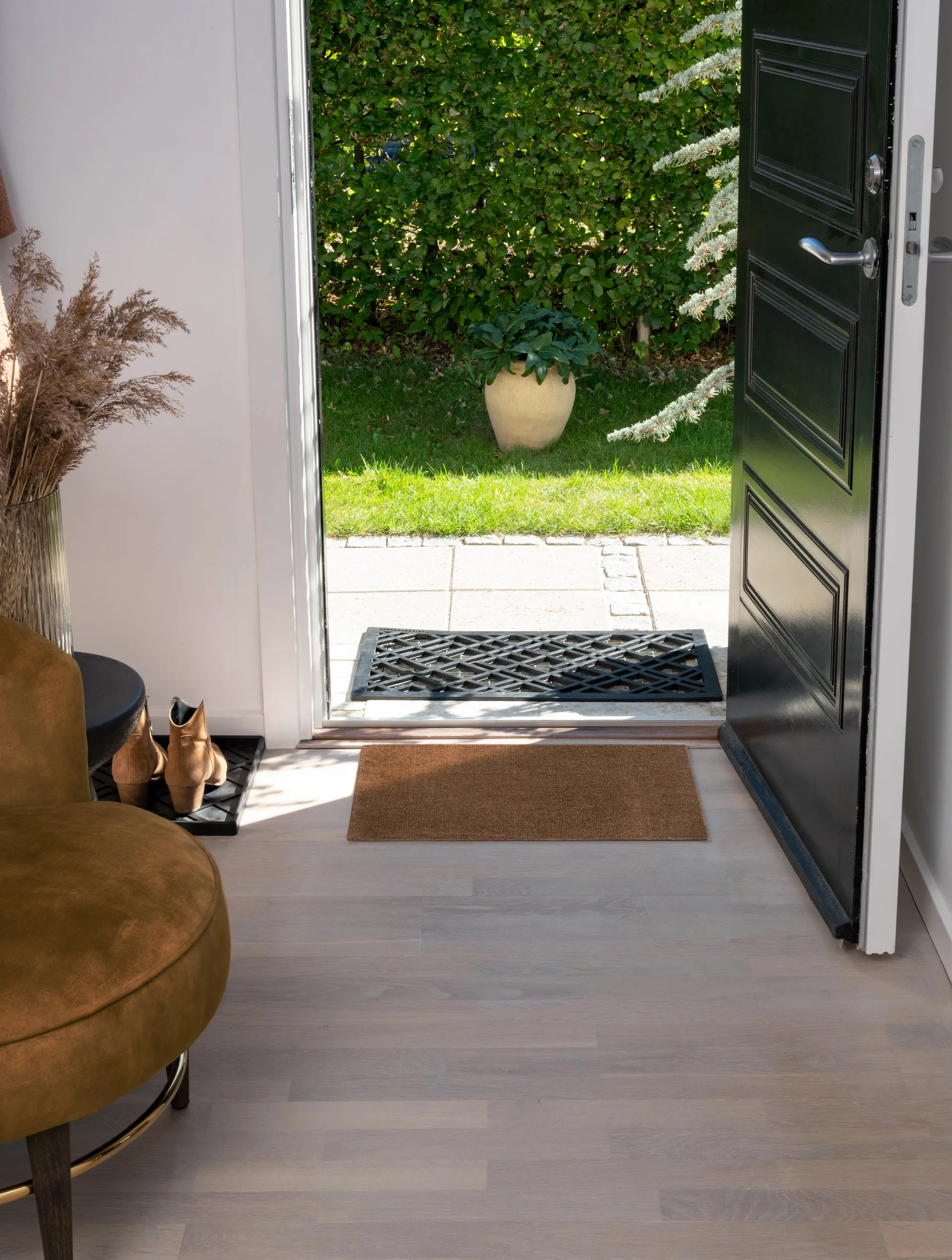 Unicolor dörrmatta, Cognac, 40x60 cm tica copenhagen