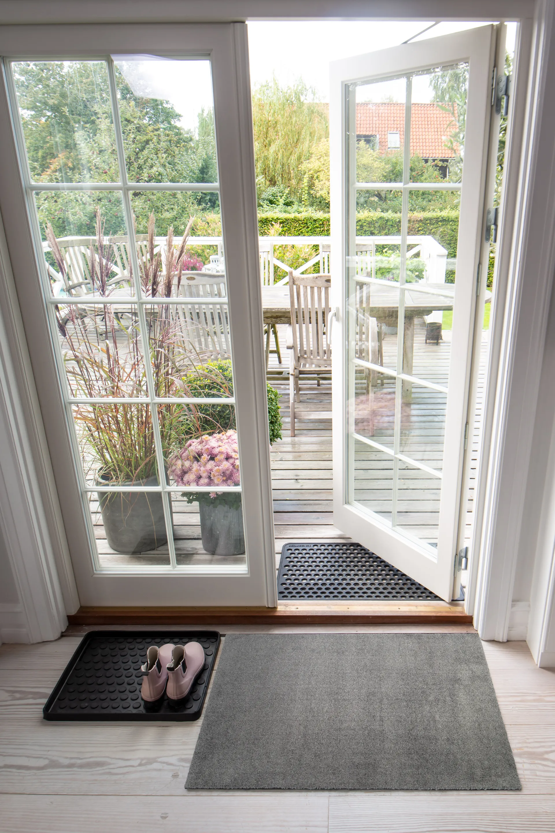 Unicolor dörrmatta, Steelgrey, 60x90 cm tica copenhagen