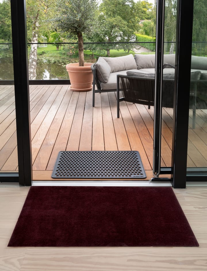 Unicolor gångmatta, Bordeaux, 90x130 cm tica copenhagen