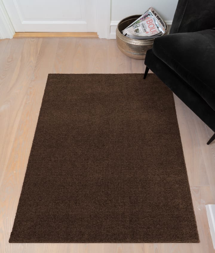 Unicolor gångmatta, Brown, 90x130 cm tica copenhagen