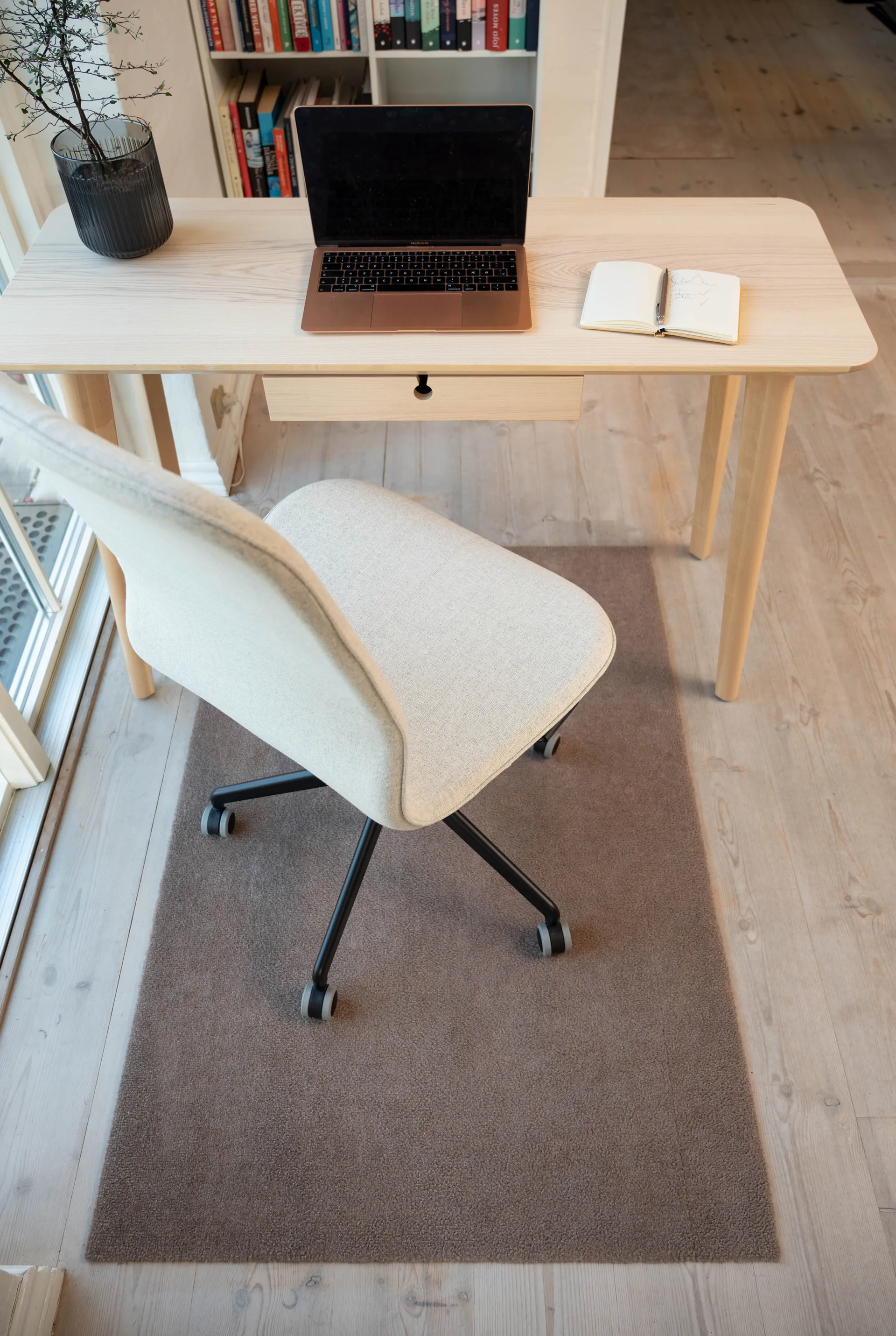 Unicolor gångmatta, Sand, 90x130 cm tica copenhagen