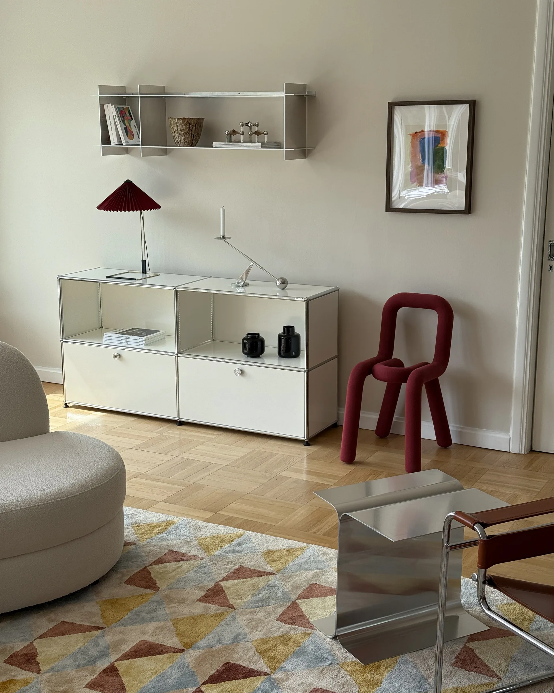 Ark vägghylla, Aluminium Tinted