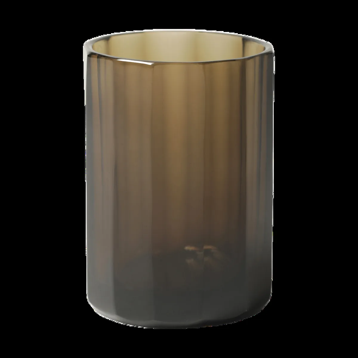 Tinted Aspelin ljuslykta Ø8x11 cm Brown