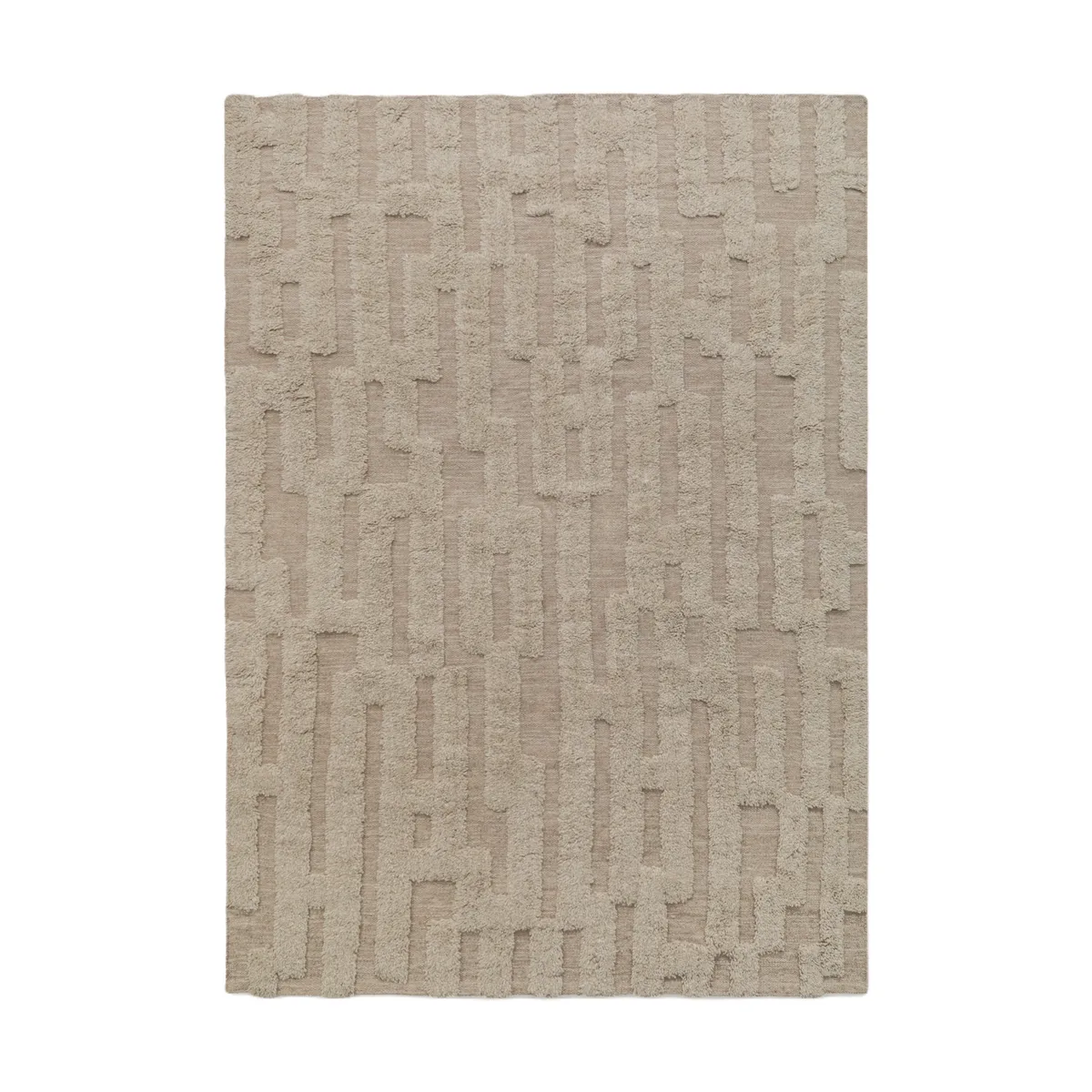 Tinted Bielke ullmatta 160x230 cm Beige-melange