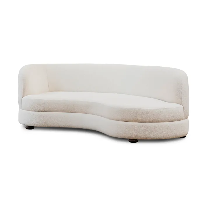 Delon soffa - Bouclé off-white - Tinted