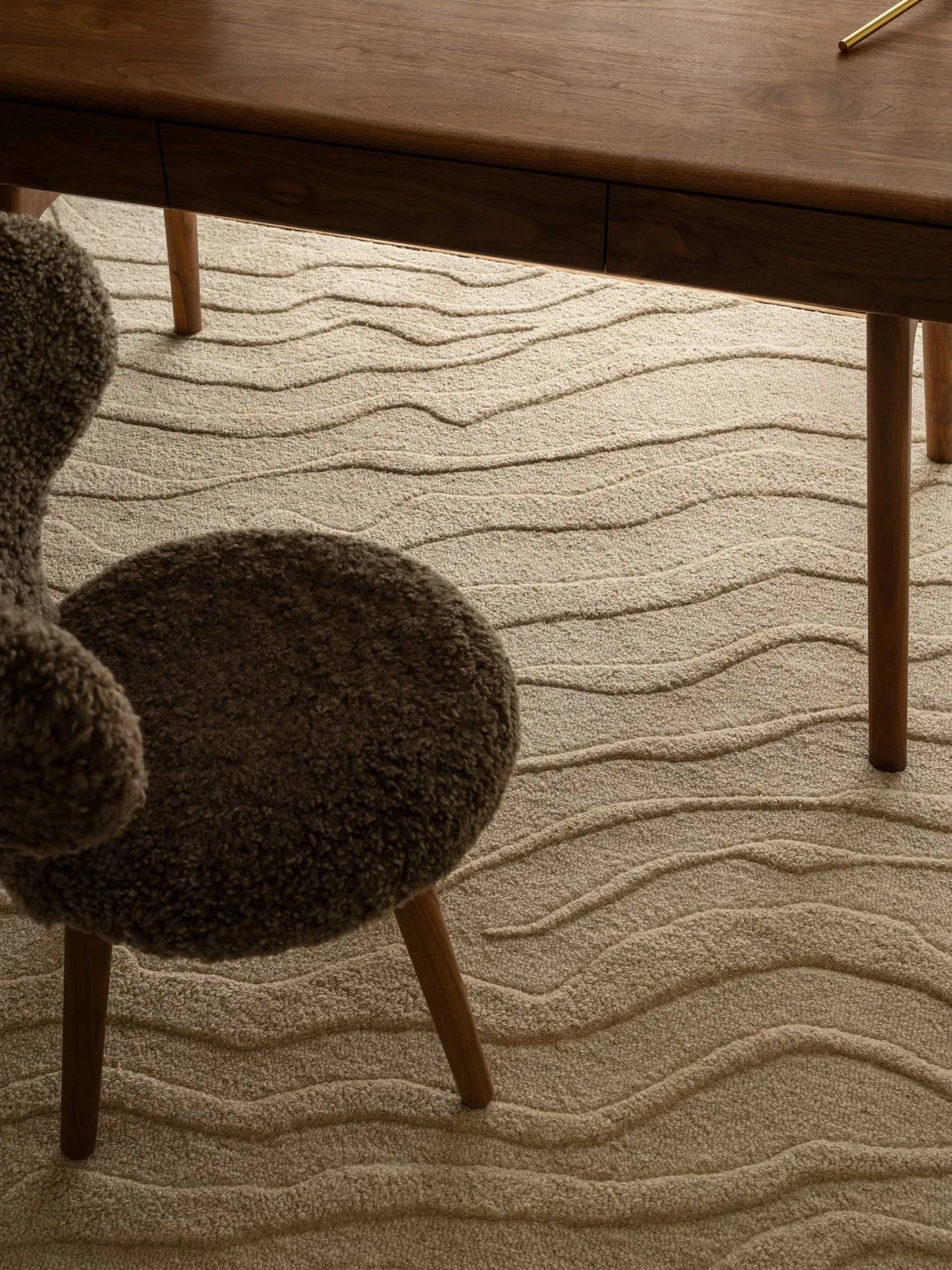 Duvell ullmatta, Beige, 200x300 cm Tinted