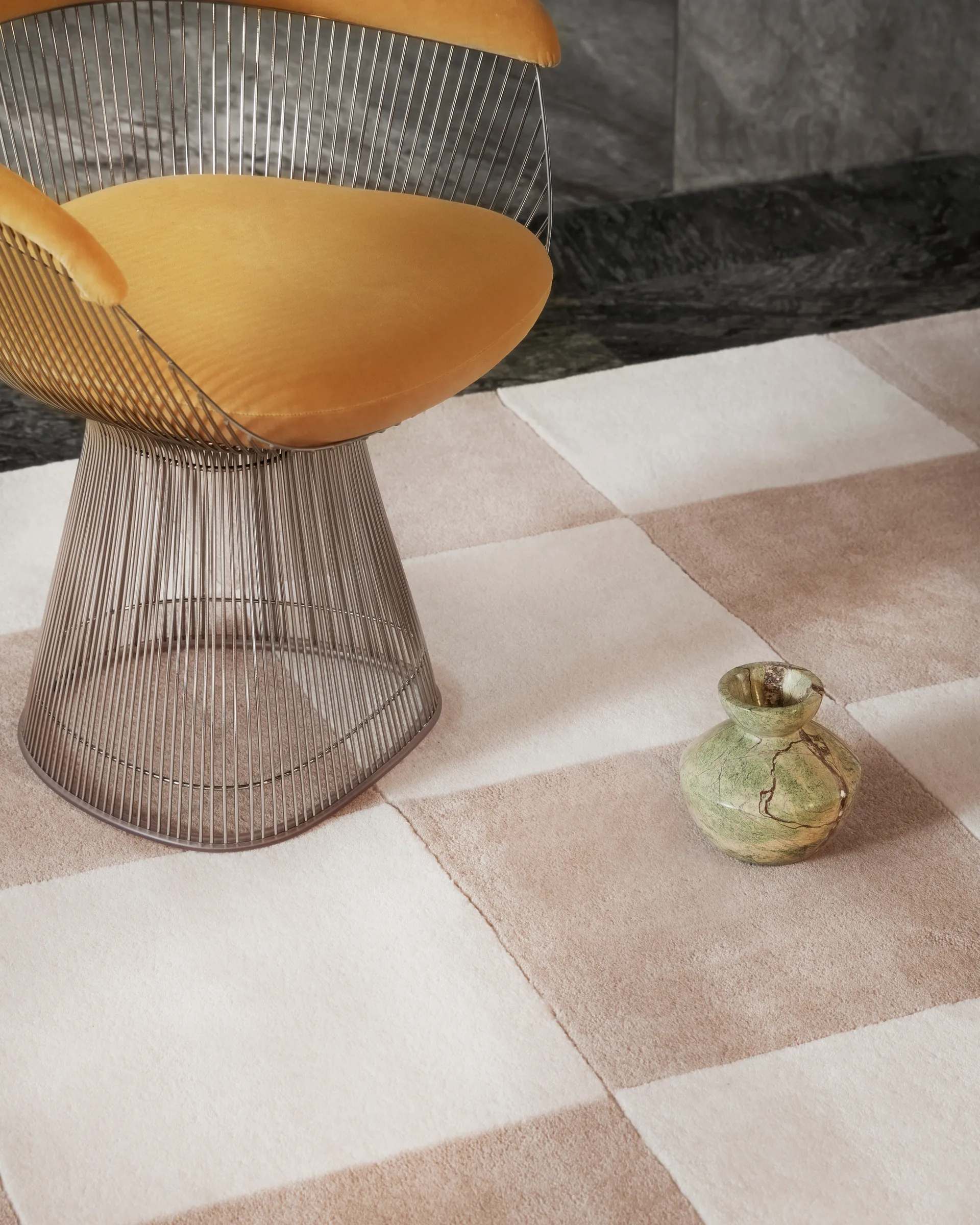 Hafstrom ullmatta 250x350 cm, Beige-white Tinted