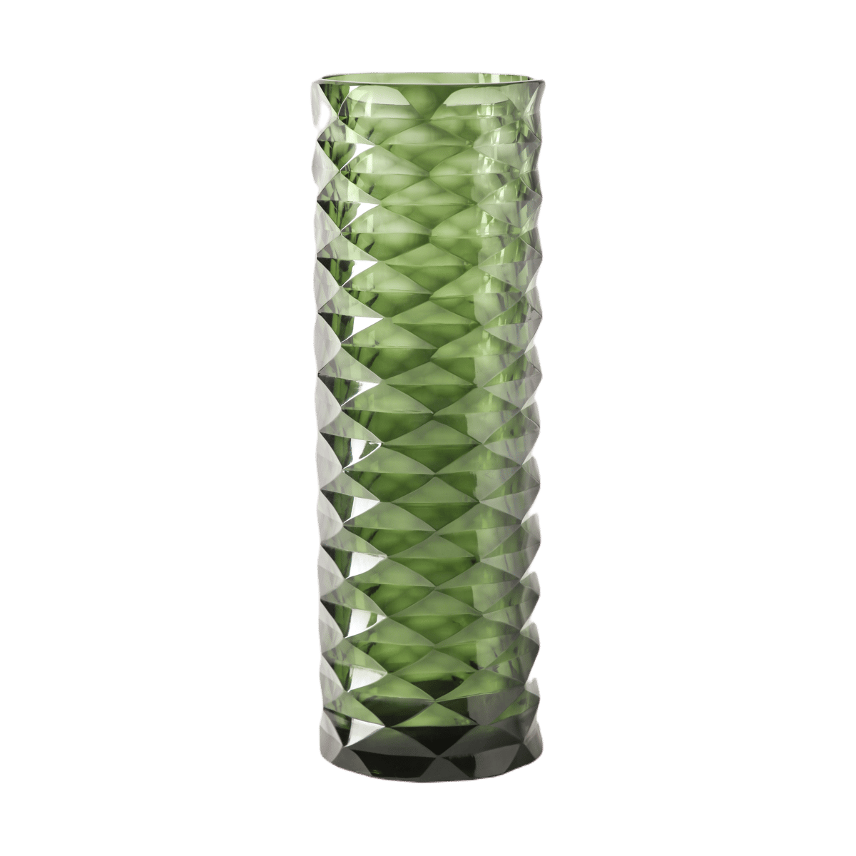 Tinted Hoijer vas 10x29 cm Green | Skandinavisk Design | Vaser | Grön
