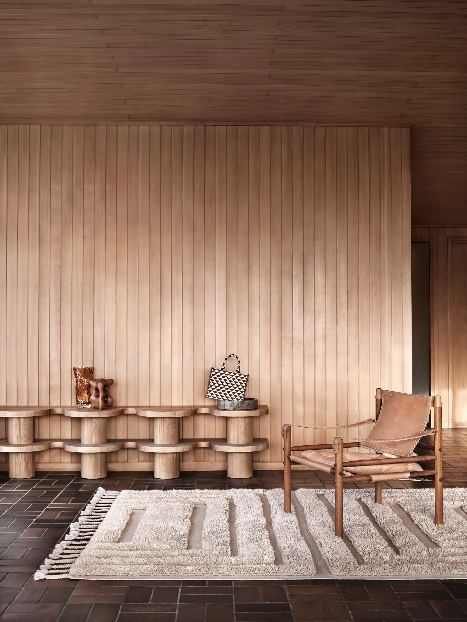 Kask ullmatta 170x240 cm, Beige Tinted