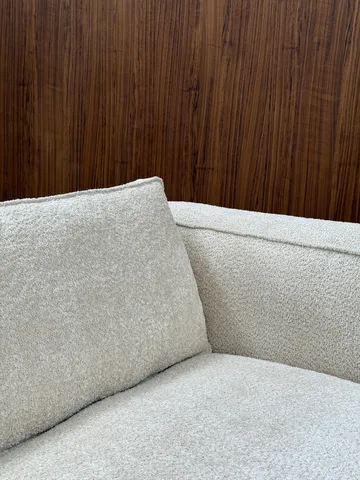 Klinge soffa - Bouclé soft sand - Tinted