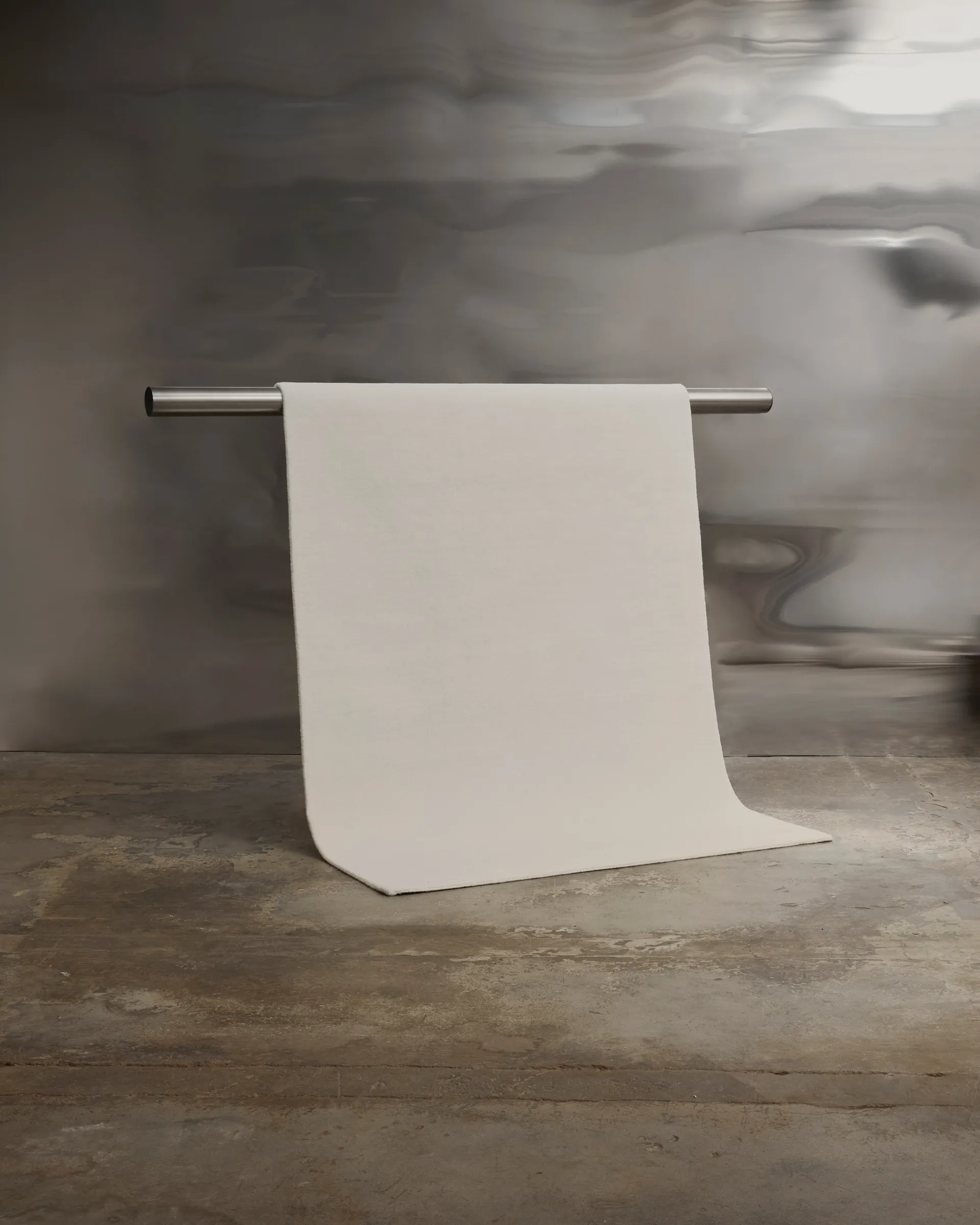 Liljehok ullmatta 250x350 cm, Offwhite Tinted