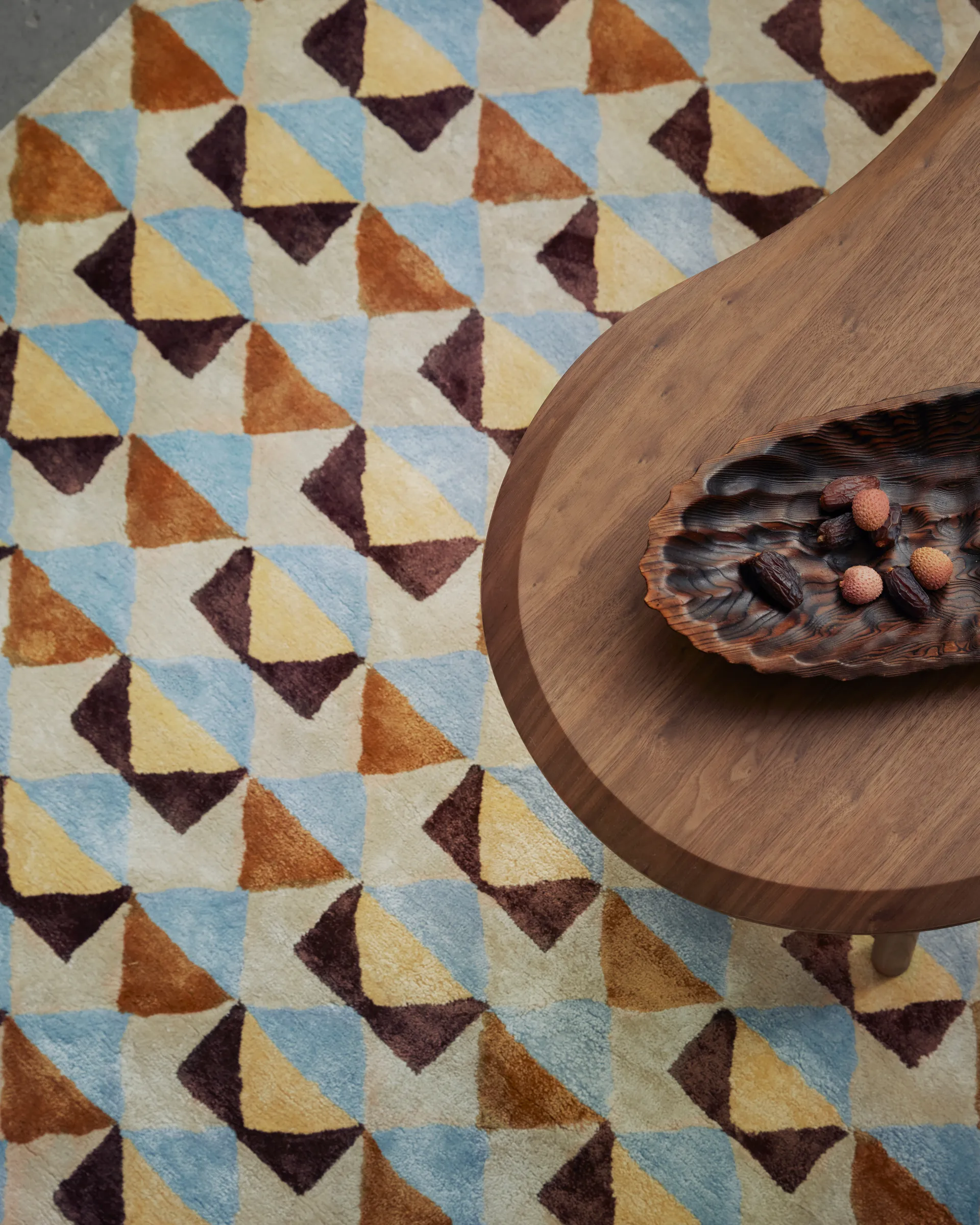 Mellin viskosmatta 200x300 cm, Multi Tinted