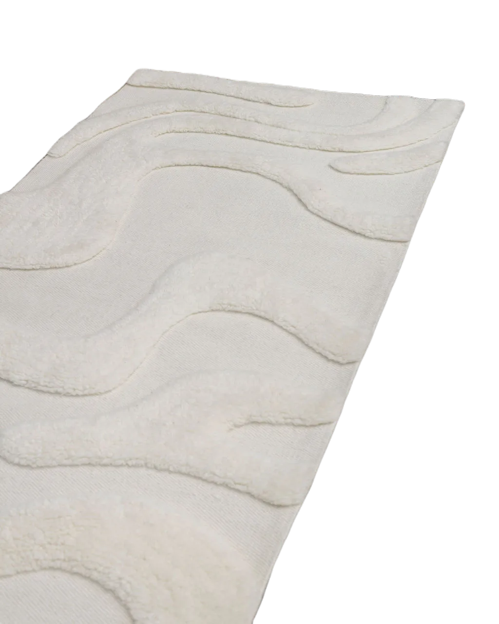 Norlander gångmatta ull 80x250 cm, White Tinted