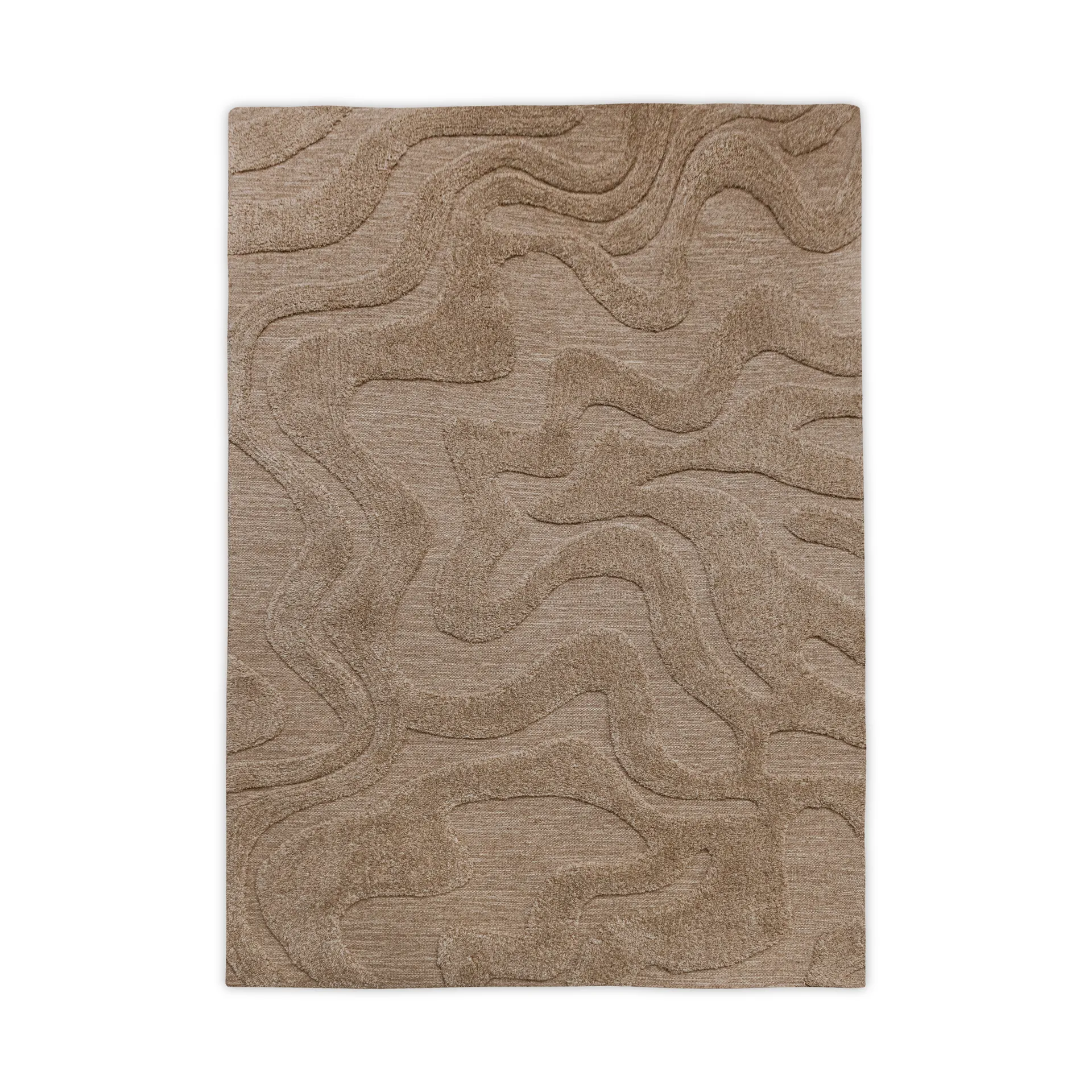 Norlander ullmatta 300x400 cm, Beige-melange Tinted